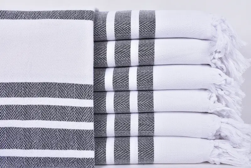 Bachelorette Party Gifts, Scarf Towel, 70x40 Cotton Herringbone Towel, Personalized Turkish Towel, Monogram Beach Towel, Personalized Gift For Him - 1