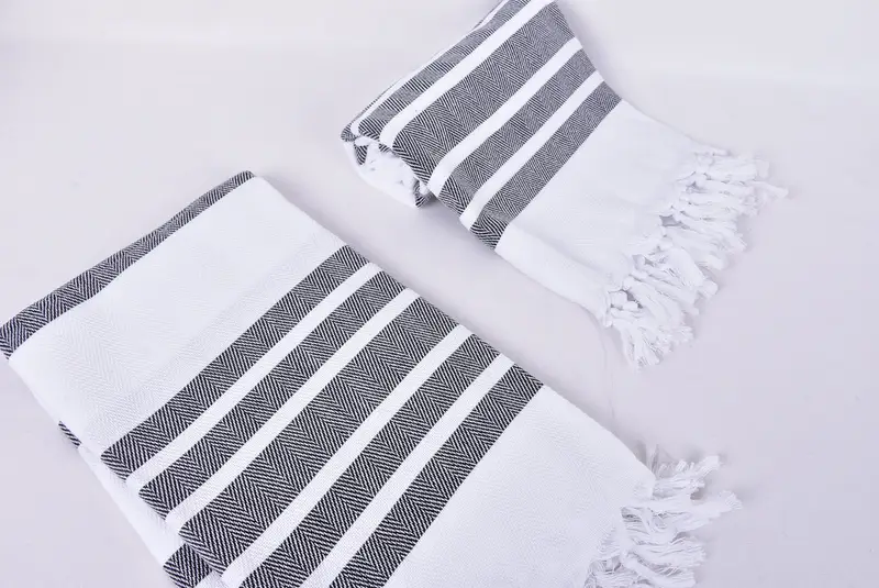 Bachelorette Party Gifts, Scarf Towel, 70x40 Cotton Herringbone Towel, Personalized Turkish Towel, Monogram Beach Towel, Personalized Gift For Him - 7