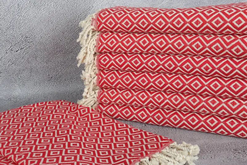 Bachelor Bachelorette Party Favors, Luxury Beach Towel, Turkish Towel USA, Quick-dry peshtemal, Wedding Gift Ideas, 70x40 Cotton Diamond Towel - 2
