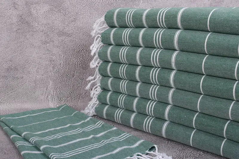 Engagement Gift, Wedding Favors, Gift For Her, 40x24 Cotton Striped Towel, Personalized Kitchen Towel, Personalized Gift, Valentine Day Gift For Her - 2