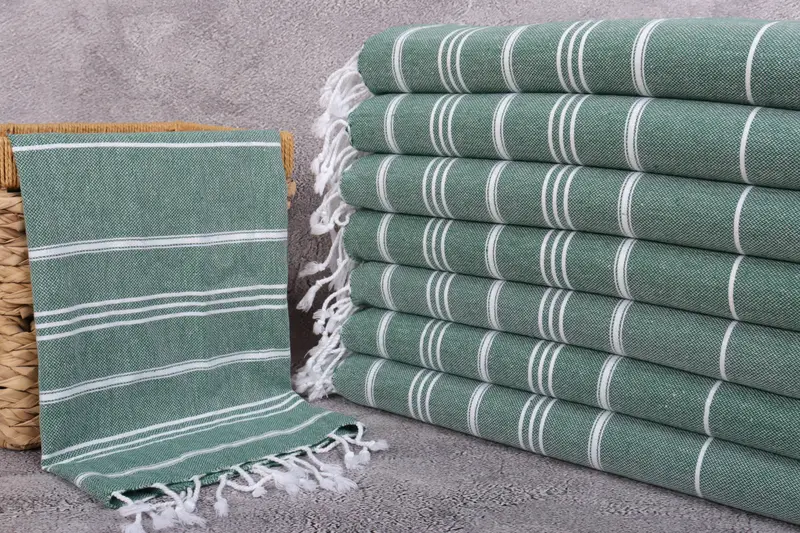 Engagement Gift, Wedding Favors, Gift For Her, 40x24 Cotton Striped Towel, Personalized Kitchen Towel, Personalized Gift, Valentine Day Gift For Her - 3