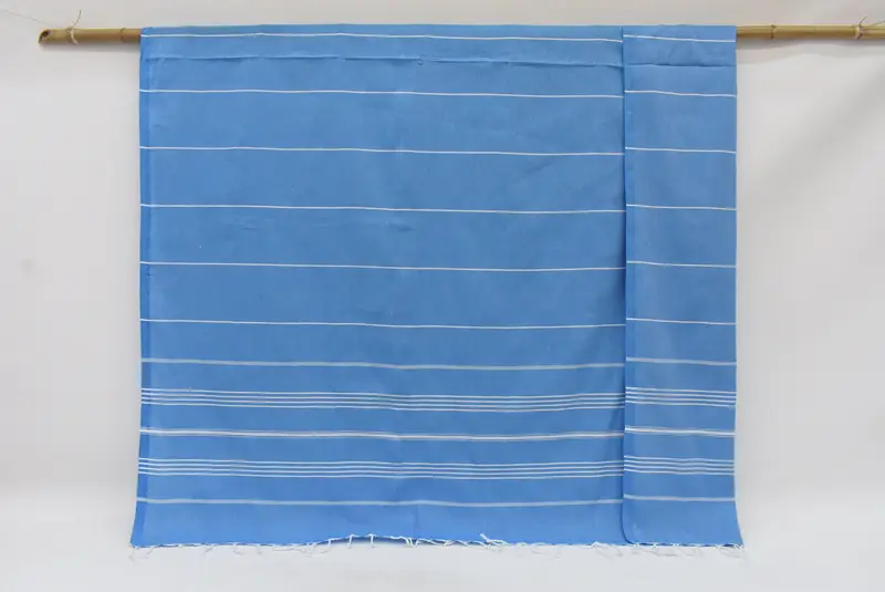 96x80 Cotton Striped Towel, Embroidered Bedspread, Girl Trip Party Favor, Organic Throw, Woven Throw Blanket, Throw Blanket Couch, Bridesmaid Gifts - 1