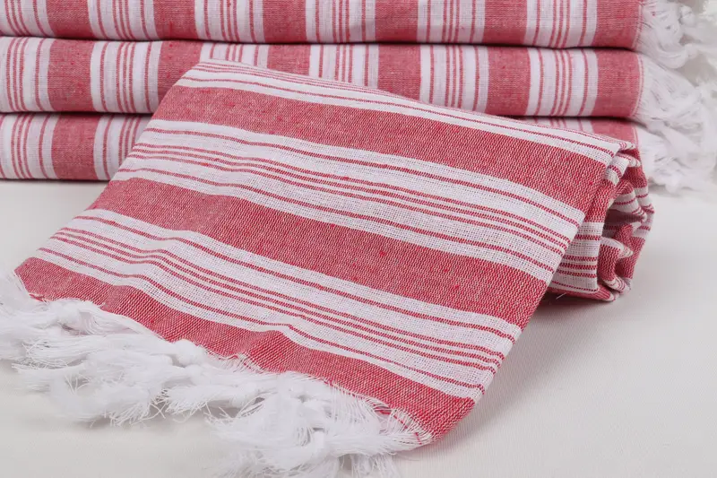 Pool Towels, Personalized Turkish Towel, Custom Towel, Summer Gift Ideas, 70x40 Cotton Striped Towel, Home Decor Towel, Handmade Gift, Holiday Towel - 4