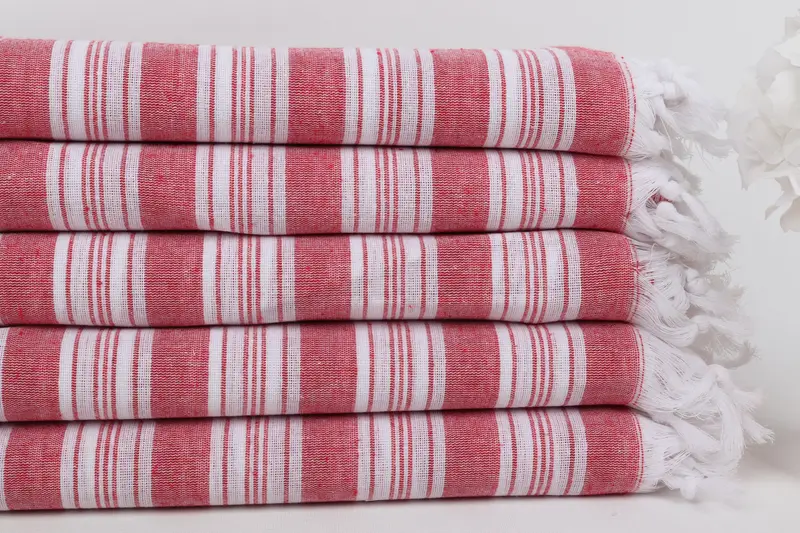 Pool Towels, Personalized Turkish Towel, Custom Towel, Summer Gift Ideas, 70x40 Cotton Striped Towel, Home Decor Towel, Handmade Gift, Holiday Towel - 3