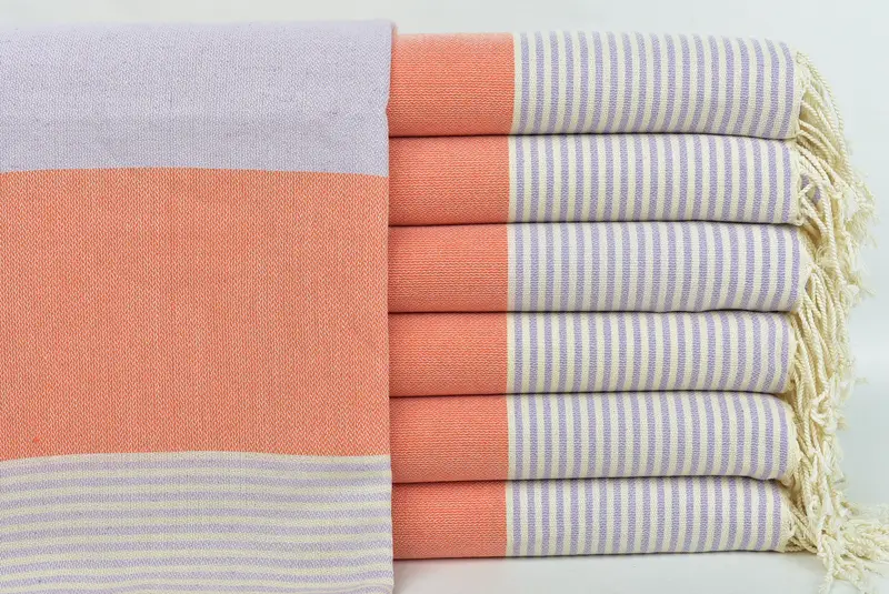 Monogram Beach Towel, Gift For Best Friend, Hammam Towel USA, Bachelorette Party Gifts Bridesmaids, 68x40 Cotton Striped Towel, Housewarming Gift - 1