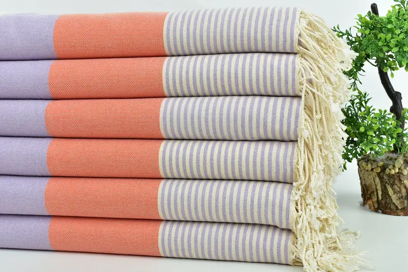 Monogram Beach Towel, Gift For Best Friend, Hammam Towel USA, Bachelorette Party Gifts Bridesmaids, 68x40 Cotton Striped Towel, Housewarming Gift - 3
