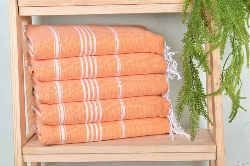 Custom Turkish Towel, Bachelorette Party Favor, Personalized Gift, Personalized Towel, 70x40 Cotton Striped Towel, Bridesmaid Gift Towel, Gym Towel - 1