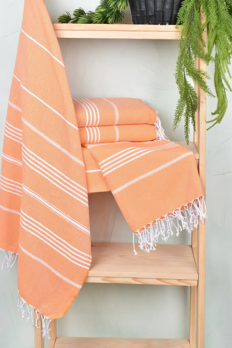 Custom Turkish Towel, Bachelorette Party Favor, Personalized Gift, Personalized Towel, 70x40 Cotton Striped Towel, Bridesmaid Gift Towel, Gym Towel - 6