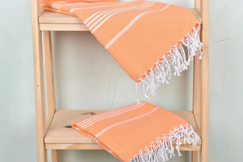 Custom Turkish Towel, Bachelorette Party Favor, Personalized Gift, Personalized Towel, 70x40 Cotton Striped Towel, Bridesmaid Gift Towel, Gym Towel - 5