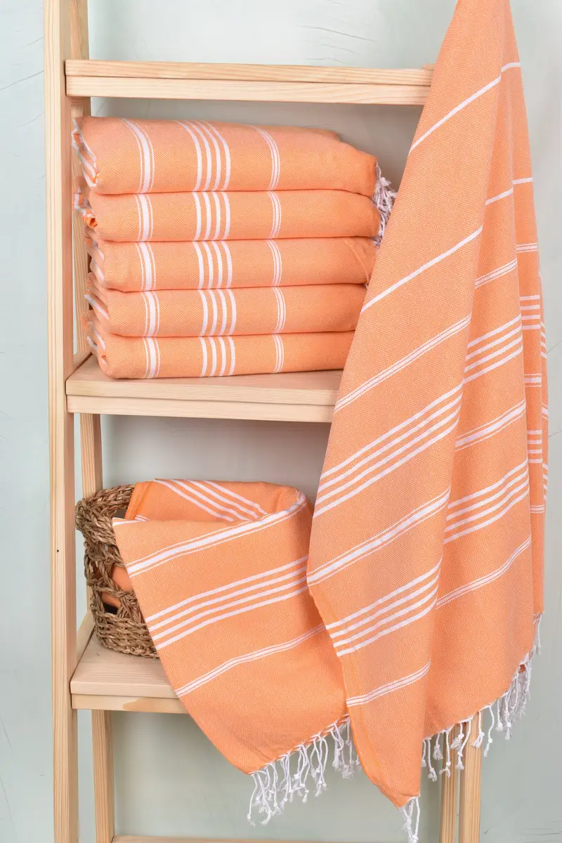 Custom Turkish Towel, Bachelorette Party Favor, Personalized Gift, Personalized Towel, 70x40 Cotton Striped Towel, Bridesmaid Gift Towel, Gym Towel - 3