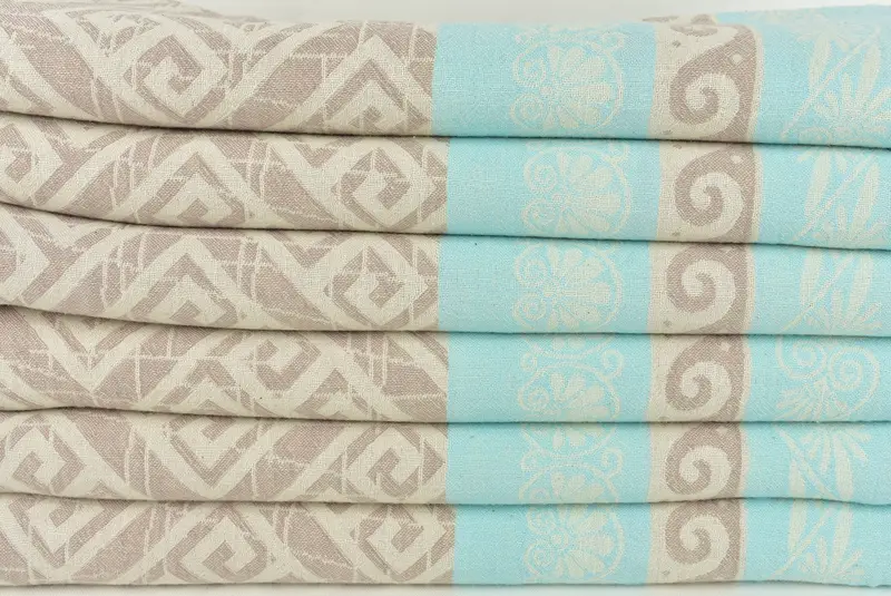 Embroidered Towel, Custom Beach Towel, Bachelor Gifts, 70x36 Cotton Geometric Towel, Wedding Gift For Bride, Scarf Towel, Turkish Towel Monogram - 4