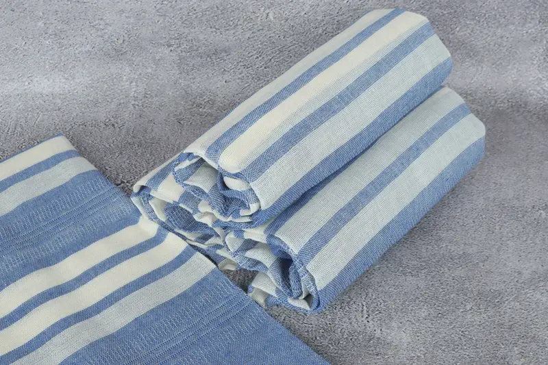68x40 Cotton Striped Towel, Absorbent Turkish towel, Thin towel, Bridesmaid Gift Towel, Personalize Gift, Peshtemal Towel USA, Scarf Towel - 8