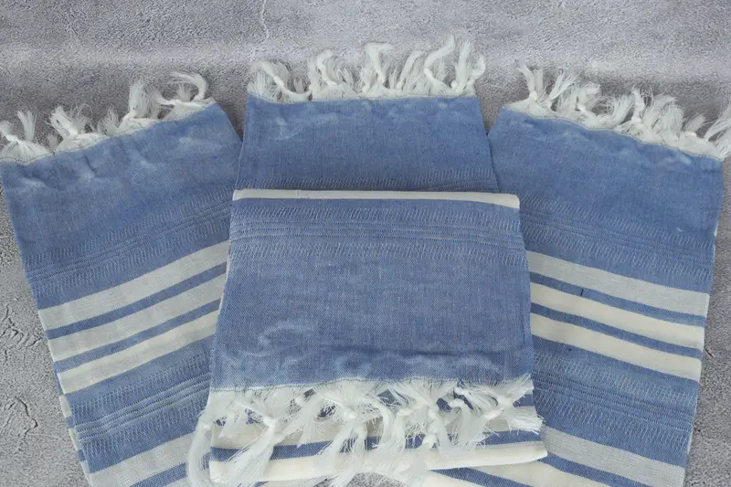 68x40 Cotton Striped Towel, Absorbent Turkish towel, Thin towel, Bridesmaid Gift Towel, Personalize Gift, Peshtemal Towel USA, Scarf Towel - 4