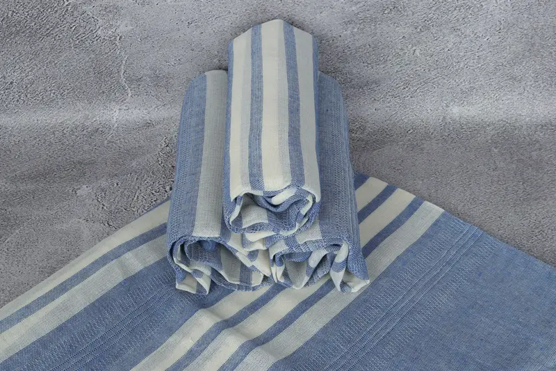 68x40 Cotton Striped Towel, Absorbent Turkish towel, Thin towel, Bridesmaid Gift Towel, Personalize Gift, Peshtemal Towel USA, Scarf Towel - 7