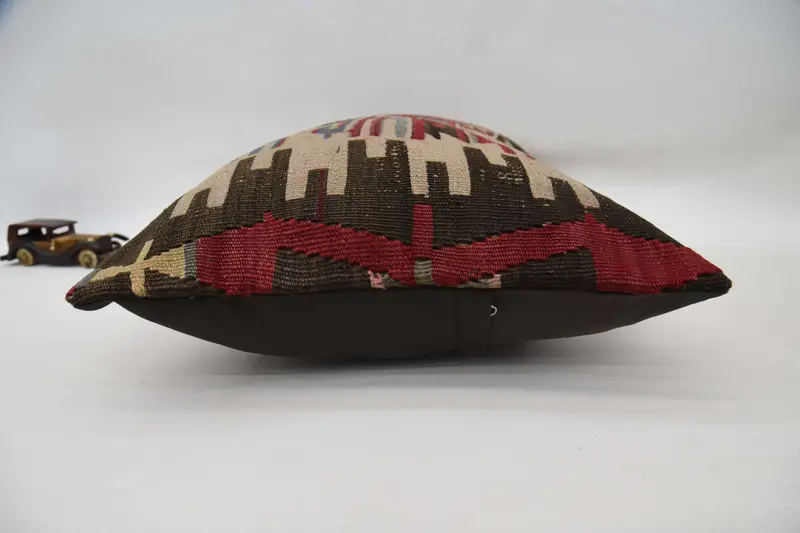 20x28 Beige Pillow Case, Turkish Kilim Pillow, Ethnic Throw Cushion, Pastel Pillow, Gift Pillow, Pillow for Sofa, Accent Throw Cushion, Cushion - 5