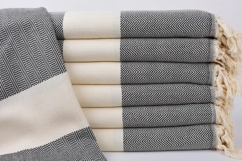 Monogram Turkish Towel, Bachelorette Party Favor, 70x40 Cotton Herringbone Towel, Gift For Her, Towel With Name, Bachelorette Party Decorations