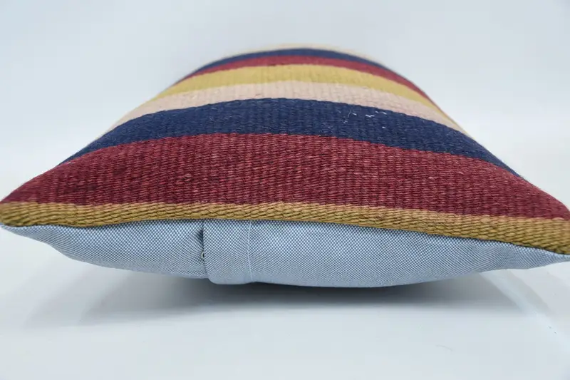 Comfy Throw Pillow Sham, Farmhouse Pillow, 12x20 Red Cushion Cover, Handmade Kilim Cushion, Antique Pillows, Interior Designer Pillow, Pillow - 5