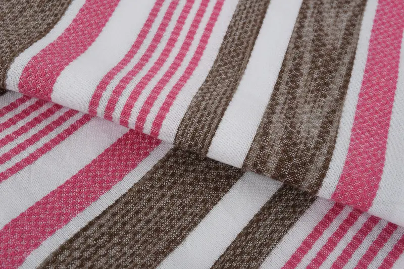 Guest Towel, 70x40 Cotton Striped Towel, Luxury Beach Towel, Birthday Gift, Travel Towel, Wedding Gift, Organic Turkish towel, Quick-Dry Beach Towel - 5