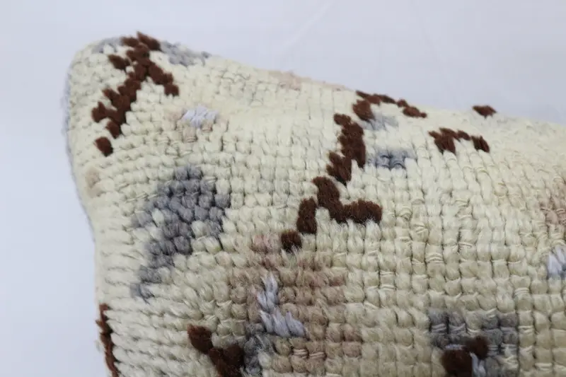 Turkish Pillow, Ottoman Cushion, Pillow for Couch, Vintage Kilim Throw Pillow, 32x32 Beige Pillow Sham, Yoga Pillow, Ikat Pillow Sham, Cushion - 2