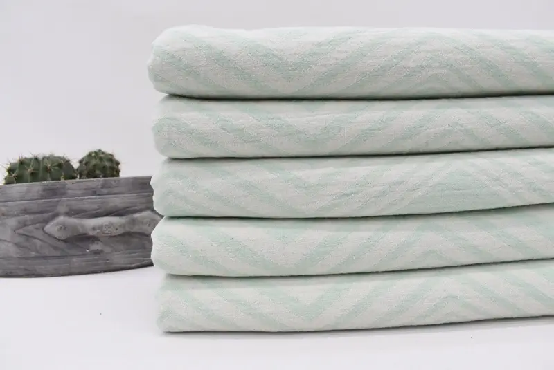 Bachelorette Party Gifts For Bride, Bachelorette Party Gift, Turkish Towel USA, Beach towel, 70x40 Cotton Zigzag Design Towel, Wedding Shower Gift - 2