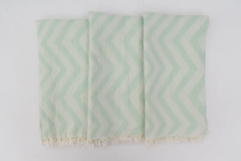 Bachelorette Party Gifts For Bride, Bachelorette Party Gift, Turkish Towel USA, Beach towel, 70x40 Cotton Zigzag Design Towel, Wedding Shower Gift - 6