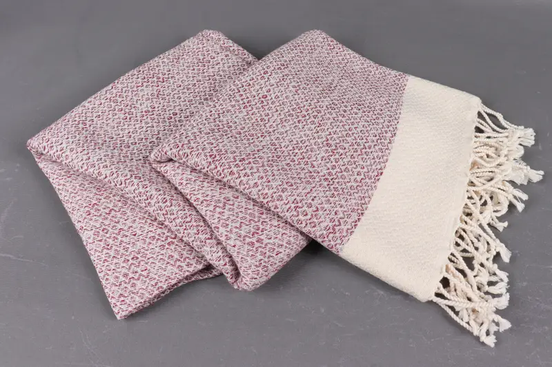 Thin and lightweight Turkish peshtemal, Travel towel, Gift For Her, Gift For Bride, 76x36 Cotton Diamond Towel, Bachelorette Party Favors - 7
