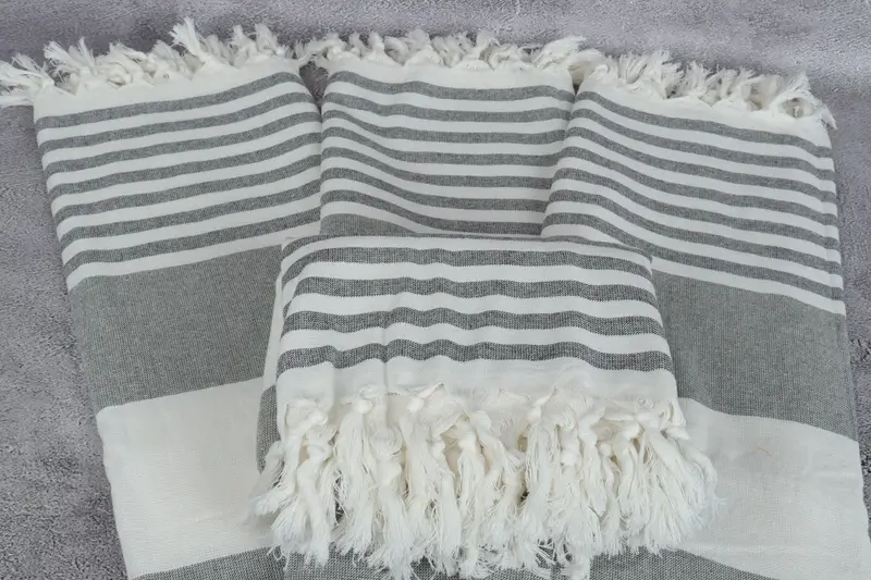 Spa Gift Towel, Personalized Bridesmaid Gift, Birthday Gift, Housewarming Gift, Custom Towel Beach, 68x36 Cotton Striped Terry Towel, Turkish towel - 4