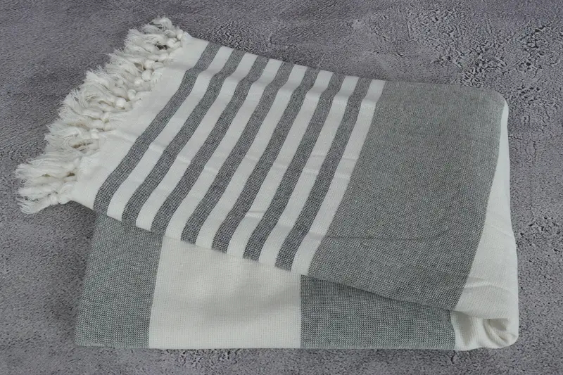 Spa Gift Towel, Personalized Bridesmaid Gift, Birthday Gift, Housewarming Gift, Custom Towel Beach, 68x36 Cotton Striped Terry Towel, Turkish towel - 6