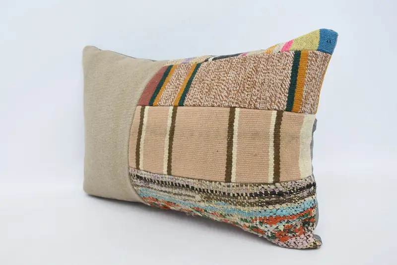 Pillow, Pillow for Sofa, 16x24 Brown Pillow Case, Yoga Cushion Cover, Pillow for Couch, Boho Pillow Sham Cover, Aesthetic Cushion - 4