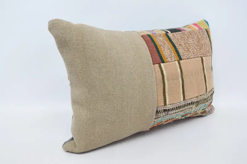 Pillow, Pillow for Sofa, 16x24 Brown Pillow Case, Yoga Cushion Cover, Pillow for Couch, Boho Pillow Sham Cover, Aesthetic Cushion - 3