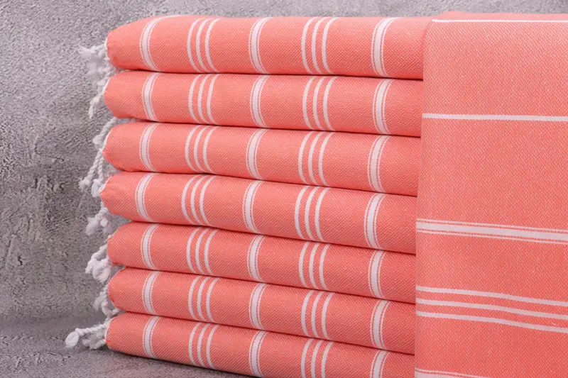 Spa Towel, Bridesmaid Gifts, Personalized Hand Towel, Personalized Gift, Travel Towel, Valentines Gift, Organic Towel, 40x24 Cotton Striped Towel - 1