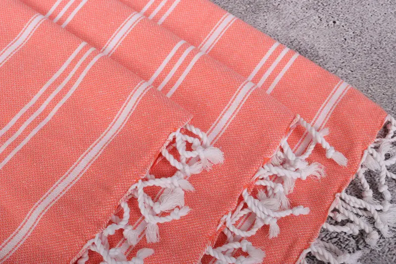 Spa Towel, Bridesmaid Gifts, Personalized Hand Towel, Personalized Gift, Travel Towel, Valentines Gift, Organic Towel, 40x24 Cotton Striped Towel - 5