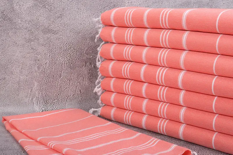 Spa Towel, Bridesmaid Gifts, Personalized Hand Towel, Personalized Gift, Travel Towel, Valentines Gift, Organic Towel, 40x24 Cotton Striped Towel - 2