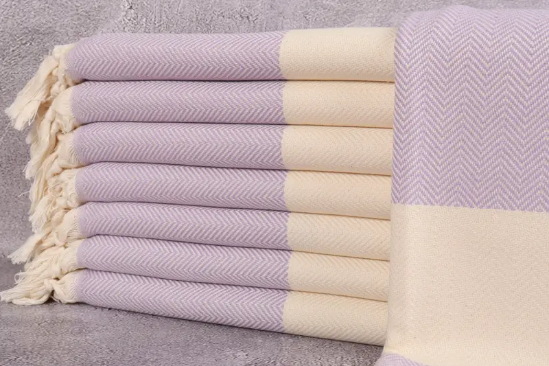 Monogram Beach Towel, Sand-free towel, Large Turkish Towel, Gift For Coworker, Gym Towel, 70x40 Cotton Herringbone Towel, Turkish bath towel for spa - 1
