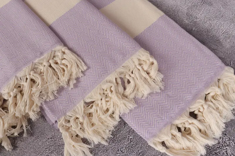 Monogram Beach Towel, Sand-free towel, Large Turkish Towel, Gift For Coworker, Gym Towel, 70x40 Cotton Herringbone Towel, Turkish bath towel for spa - 5
