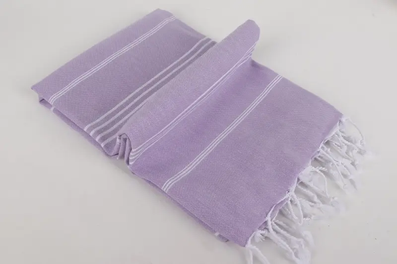 Organic Turkish towel, Beach towel, Bridesmaid Gift, 70x40 Cotton Striped Towel, Authentic Turkish hammam peshtemal, Handmade Gift, Wedding Towel - 6