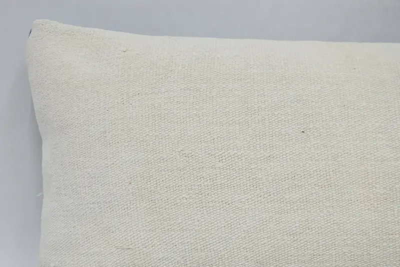 Boho Pillow Sham Cover, 12x36 Beige Cushion Case, Cushion Case, Accent Throw Cushion, Couch Cushion Cover, Vintage Kilim Throw Pillow, Kilim Pillow - 2