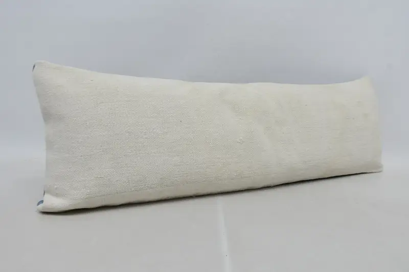 Boho Pillow Sham Cover, 12x36 Beige Cushion Case, Cushion Case, Accent Throw Cushion, Couch Cushion Cover, Vintage Kilim Throw Pillow, Kilim Pillow - 3