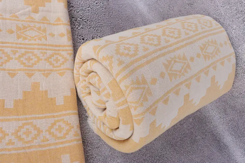 Custom Wedding Gifts, Bachelorette Party Gifts Bridesmaids, Turkish Blanket Queen, Wedding Favors, 92x80 Cotton Kilim Towel, Bedspread - 8