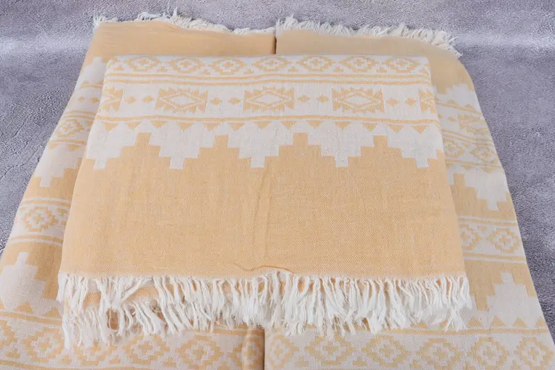 Custom Wedding Gifts, Bachelorette Party Gifts Bridesmaids, Turkish Blanket Queen, Wedding Favors, 92x80 Cotton Kilim Towel, Bedspread - 4