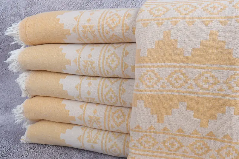 Custom Wedding Gifts, Bachelorette Party Gifts Bridesmaids, Turkish Blanket Queen, Wedding Favors, 92x80 Cotton Kilim Towel, Bedspread - 1