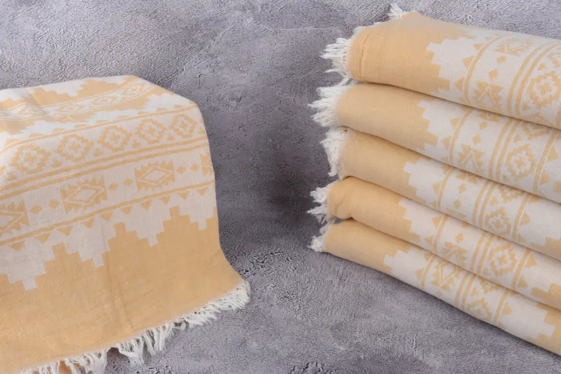 Custom Wedding Gifts, Bachelorette Party Gifts Bridesmaids, Turkish Blanket Queen, Wedding Favors, 92x80 Cotton Kilim Towel, Bedspread - 3