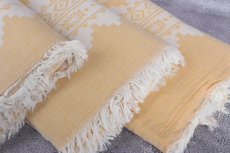 Custom Wedding Gifts, Bachelorette Party Gifts Bridesmaids, Turkish Blanket Queen, Wedding Favors, 92x80 Cotton Kilim Towel, Bedspread - 5