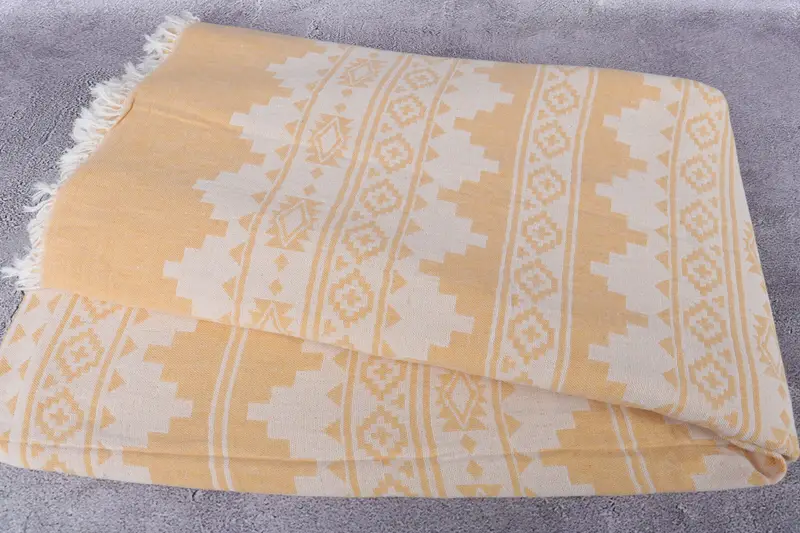 Custom Wedding Gifts, Bachelorette Party Gifts Bridesmaids, Turkish Blanket Queen, Wedding Favors, 92x80 Cotton Kilim Towel, Bedspread - 6