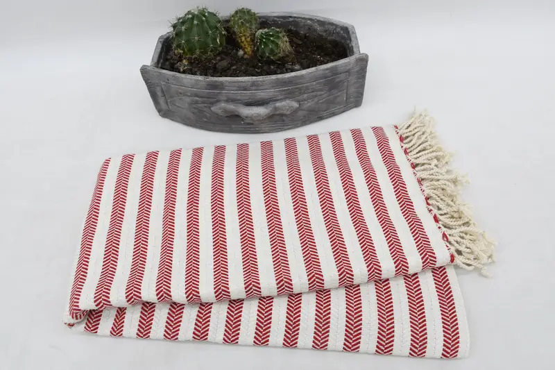 Bachelorette Favor, Bridesmaid Gift, 70x40 Cotton Herringbone Towel, Thin towel, Handmade Gift, Travel Towel, Personalized Turkish Beach Towel - 6