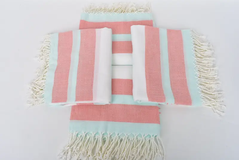 フレンズビーチタオル、クイックドライペシュテマル、70x40コットンストライプタオル、婚約ギフト、刺繍されたタオル、独身パーティーアイテム、ソフトタオル - 6
