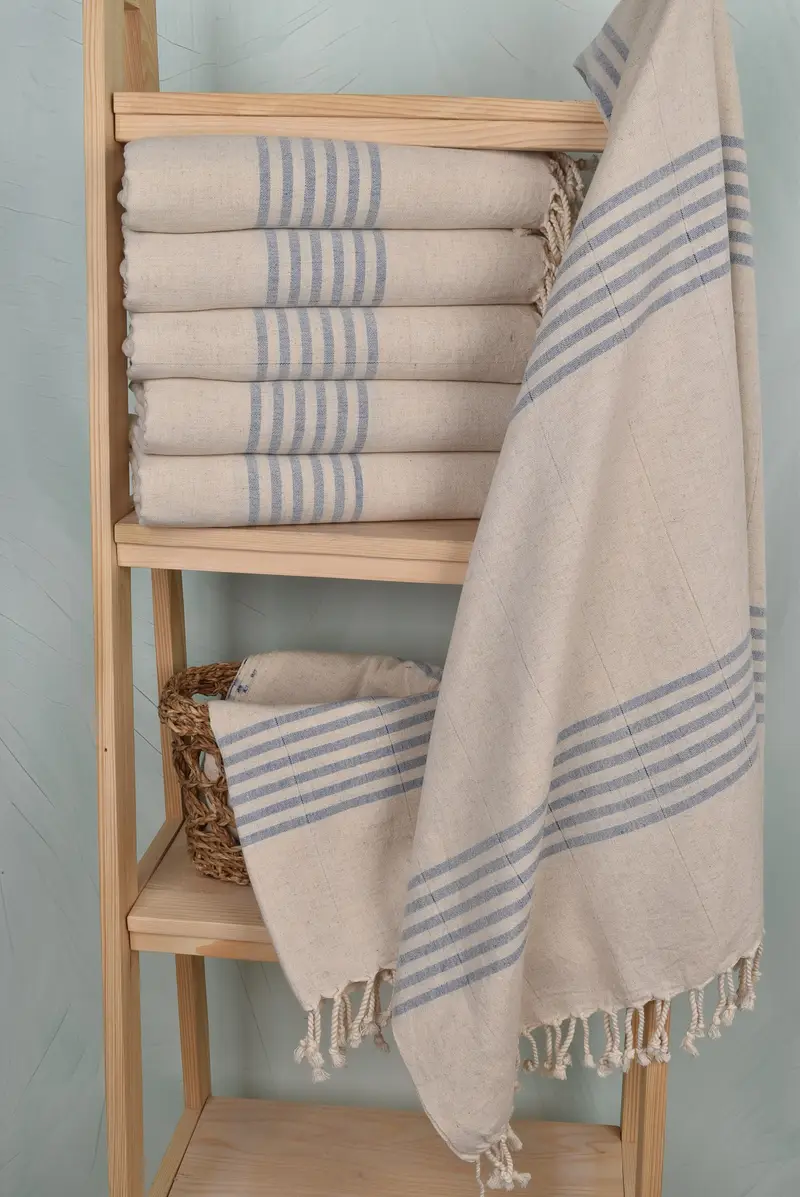 Bachelor Bachelorette Party Favors, Wedding Anniversary Gift, Wedding Favors, Handmade Gift, 68x36 Cotton Striped Towel, Personalized Gifts - 3