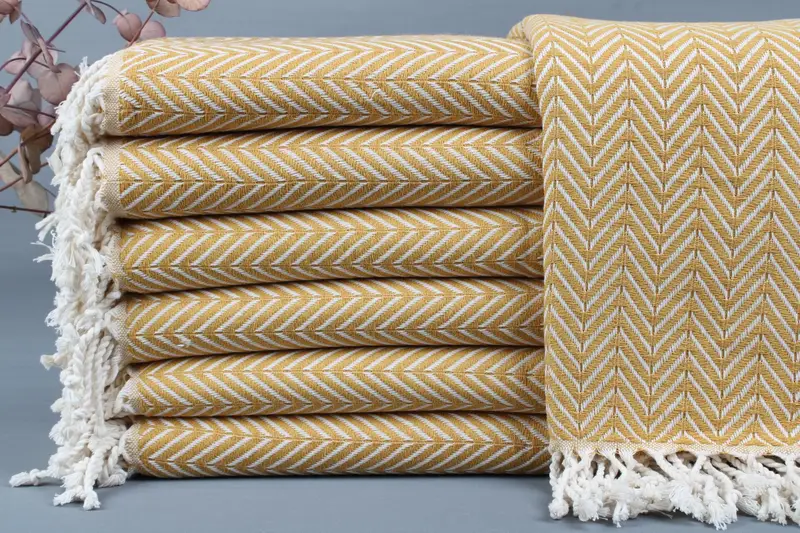 Organic Cotton Towels Beige, Bath Towel, 40x71 Inches