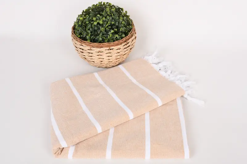 Handmade Gift, Wedding Day Gift For Bride, Monogrammed Beach Towel, Summer Towel, Bulk Order Towel, 64x40 Cotton Striped Terry Towel, Wedding Gift - 4