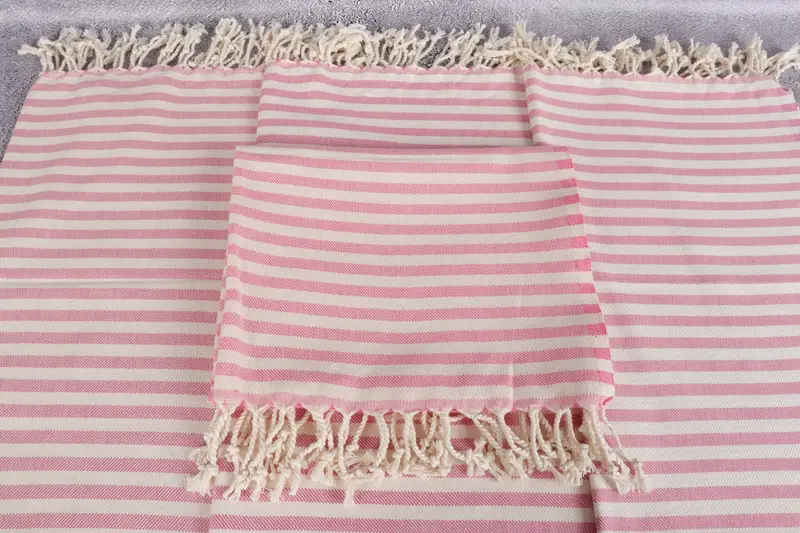 Custom Name Towel, 40x24 Cotton Striped Towel, Personalized Wedding Gift For Couple, Wedding Gift, Monogram Kitchen Towel, Turkish Hand Towel - 4
